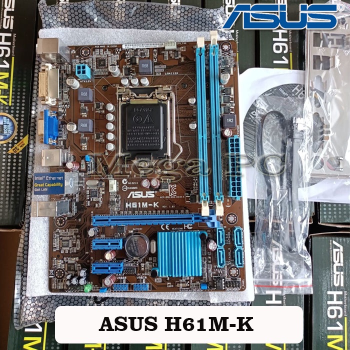 Mobo Motherboard Mainboard Intel LGA 1155 H61 DDR3 Gigabyte / ASUS Garansi 1 Tahun
