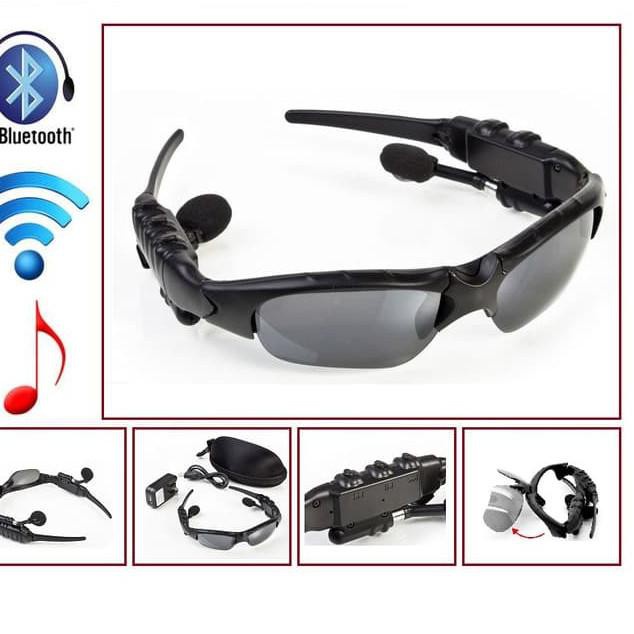 Kacamata Bluetooth Wireless Music / Kacamata Photocromic / Kacamata Keren Wireless / Diskon Kacamata MP3 Music Stereo Bluetooth / Kacamata Headset /Kacamata Bluetooth Sungglasse VicLook Hitam/Kacamata Musik Connect Bluetooth