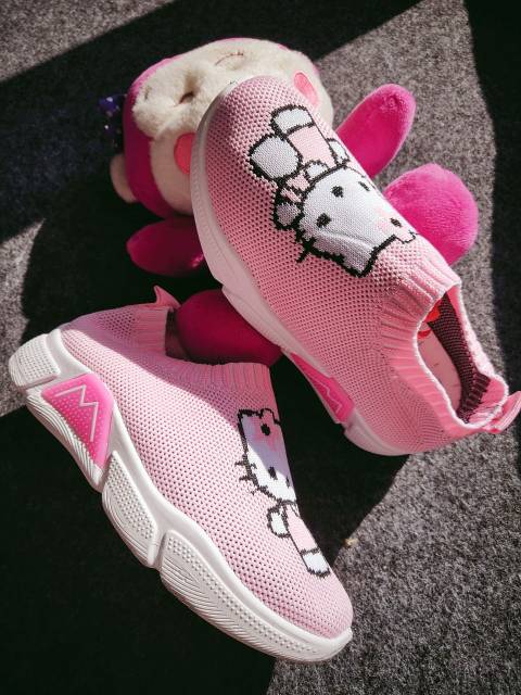 623CD. SEPATU ANAK BAHAN RAJUT  IMPORT