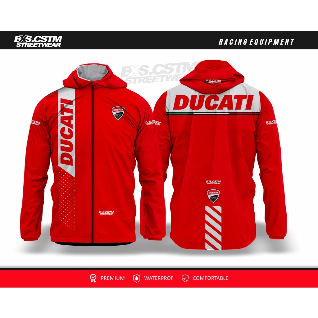 JAKET DUCATI WATERPROOF FOR RIDER | DUCATI JAKET TOURING PREMIUM