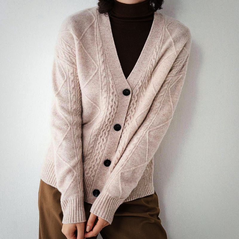 #IX CARDIGAN RAJUT KEPANG SULTAN MOJO KNIT