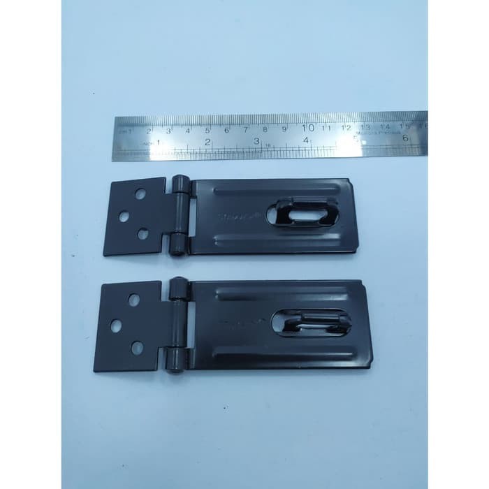 Overpal Plat Tebal 3&quot; inch Hitam Stamvick / Cantolan Tempat Gembok