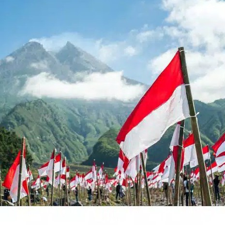 BENDERA MERAH PUTIH Termurah Berbagai Ukuran Bendera Kain RI Indonesia