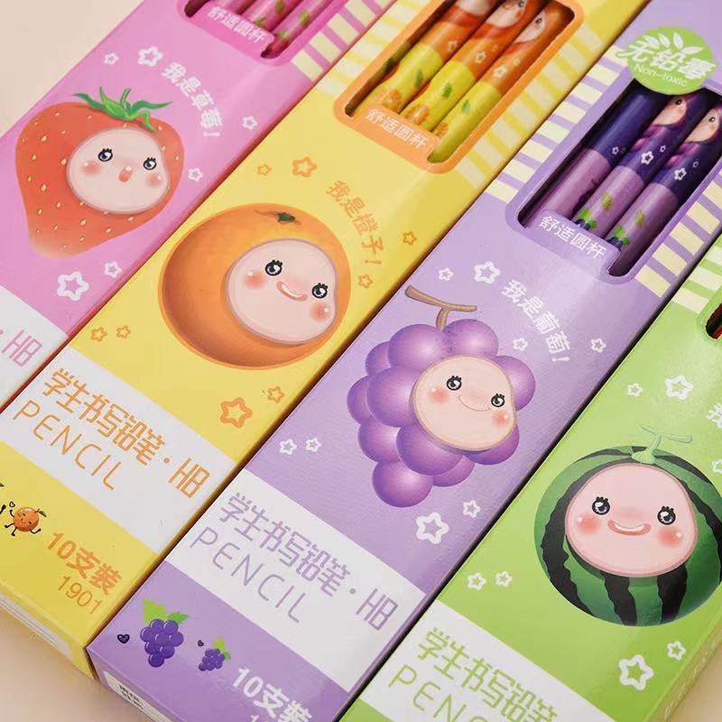 

SET PENSIL ANAK SEKOLAH PENSIL HB LUCU FRUIT