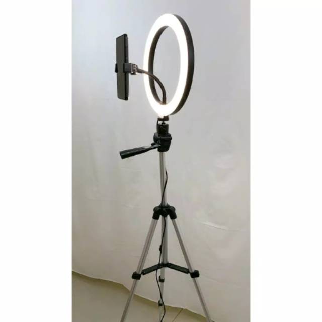 Termurah Medan 1KG Ring light 26cm 10 inch RingLight 26 10&quot; 20 16 cm 8 inch MUA Lampu Lightning LED Makeup Zoom