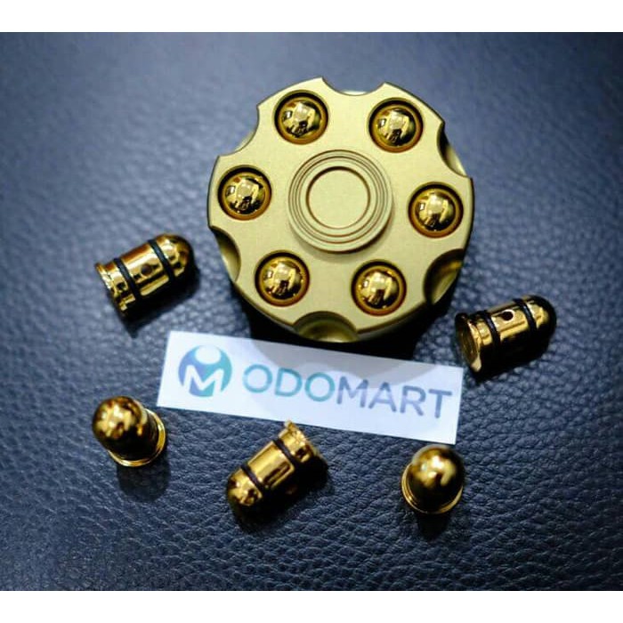 Fidget Hand Spinner Revolver Metal EDC Toys Premium Quality  PROMO
