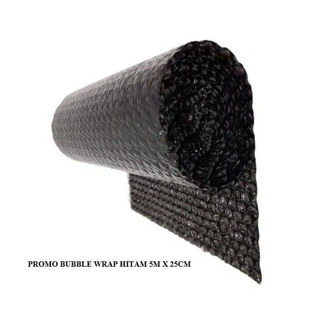 

Bubble Wrap 5m x 25cm Warna Hitam Murah