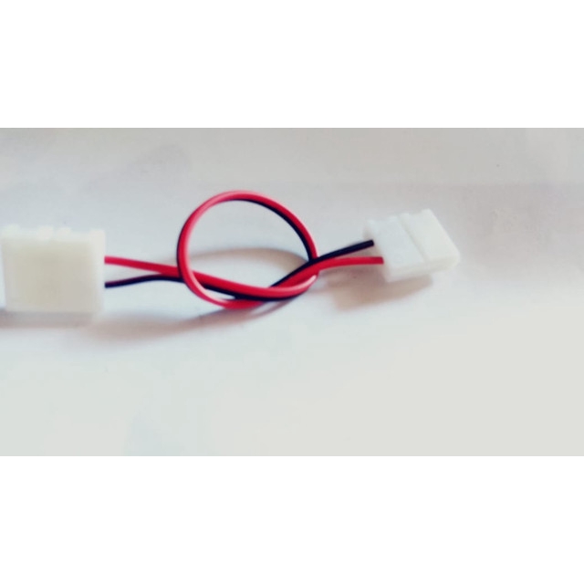 [DEV-9173] KABEL JEPIT 2SISI LED STRIP 5050 SINGLE COLOUR 10MM+2JEPITAN