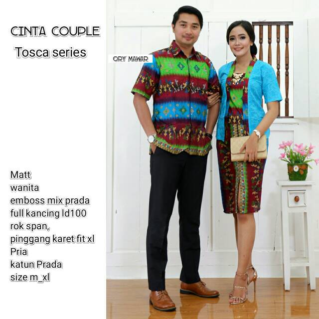 Baju Batik Cinta Couple / Batik Couple (geser untuk melihat yang lain)