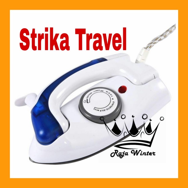 RAJAWINTER STRIKA MINI Setrika Uap Lipat Travel Portable