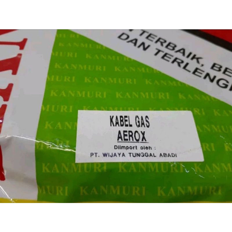 kabel tali gas aerox 155 original Kanmuri