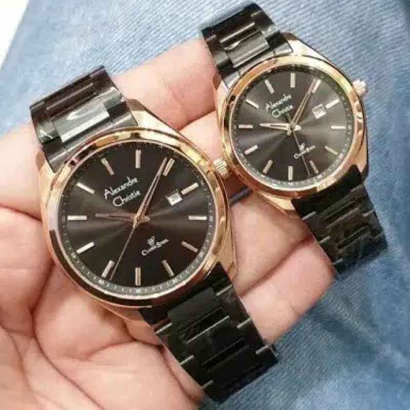 Alexandre Christie Analog Couple AC 8591 BBRBA AC8591 BBRBA