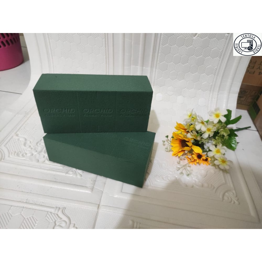 Floral Foam ORCHID || Spon Bunga || Busa Bunga Basah Untuk Bunga Hidup Fresh / Buket