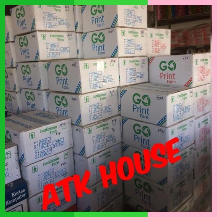 

Continuos Form 91/2 X 11 3Ply Goprint Hanya Gojek/Ncr/Kertas Komputer Full