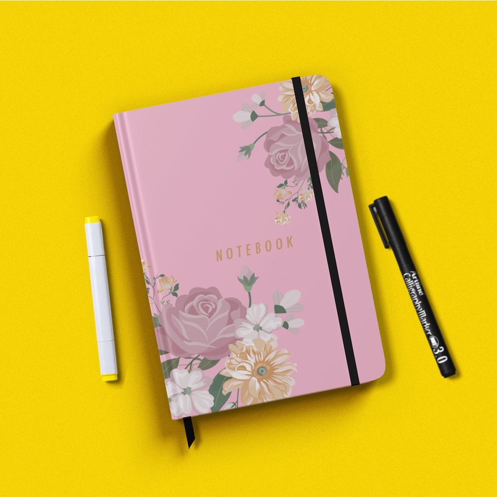 

Buku Notebook Tema Bunga Ukuran A5 Lucu Isi 150 Halaman Kertas Bookpaper Lined Notebook Diary Harian