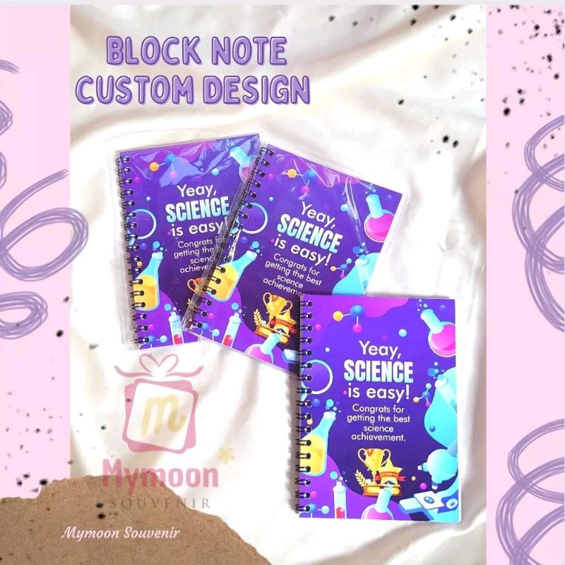 

BLOCKNOTE A6 & A5 SOUVENIR SEMINAR CUSTOM DESIGN MINIMAL 50 PCS