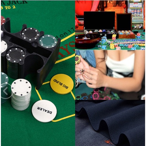 200PCS/Set Texas Holdem Poker Game / Mainan Kartu Poker / Casino Game Set Texas Hold em Chips Coins-2