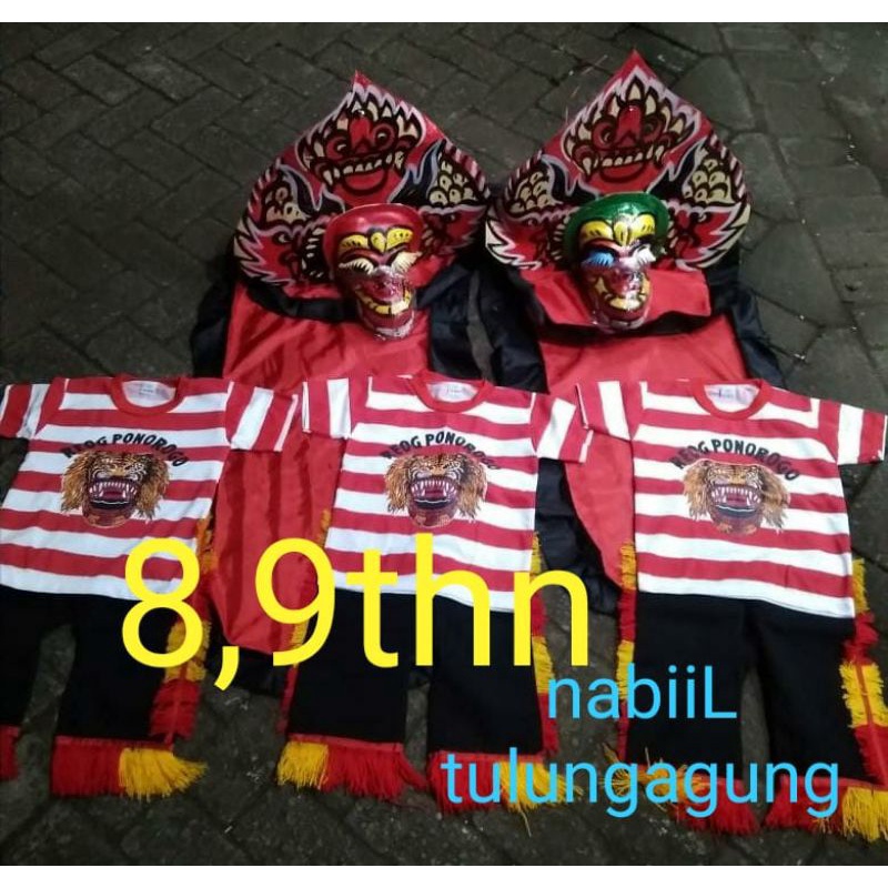 setelan reog Ponorogo dan barongan