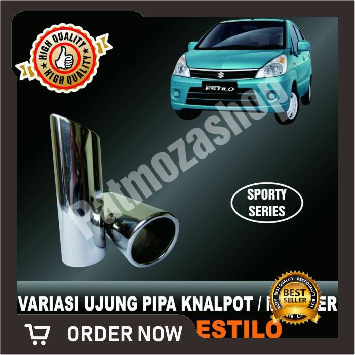 Muffler Variasi Ujung Pipa Knalpot - Sporty - Karimun Estilo