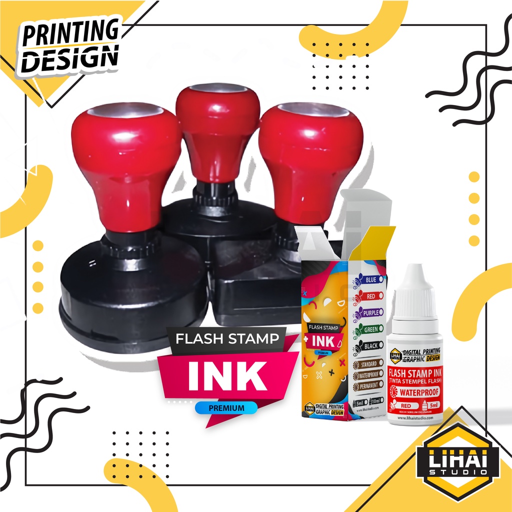 

Custom Free Design Cetak Stempel Flash Otomatis Standar 1 Warna