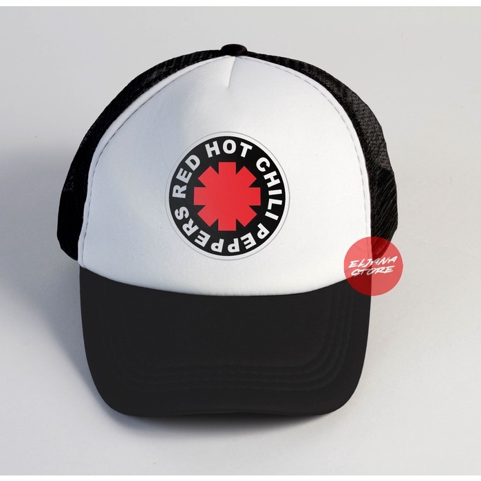 Topi Red Hot Chilli Pepper / Topi Band / Red Hot Chilli Pepper / Topi Jaring Distro / Topi Premium / Topi Sablon