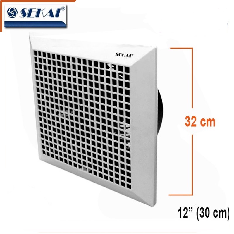 SEKAI CEF-1295 Ceiling Exhaust/Hexos/Heksos Fan Plafon 12" (32 cm Lubang Dinding) terbaru