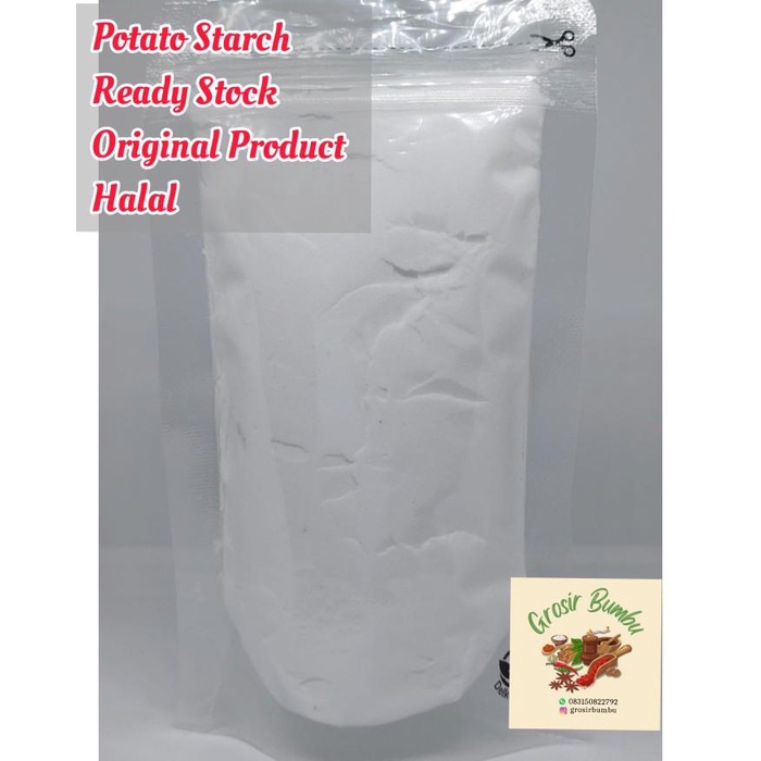 

Tepung | Tepung Pati Kentang 1Kg / Potato Starch / Tepung Kentang Halus