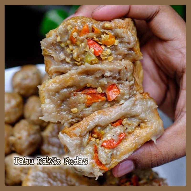 

tahu bakso pedas