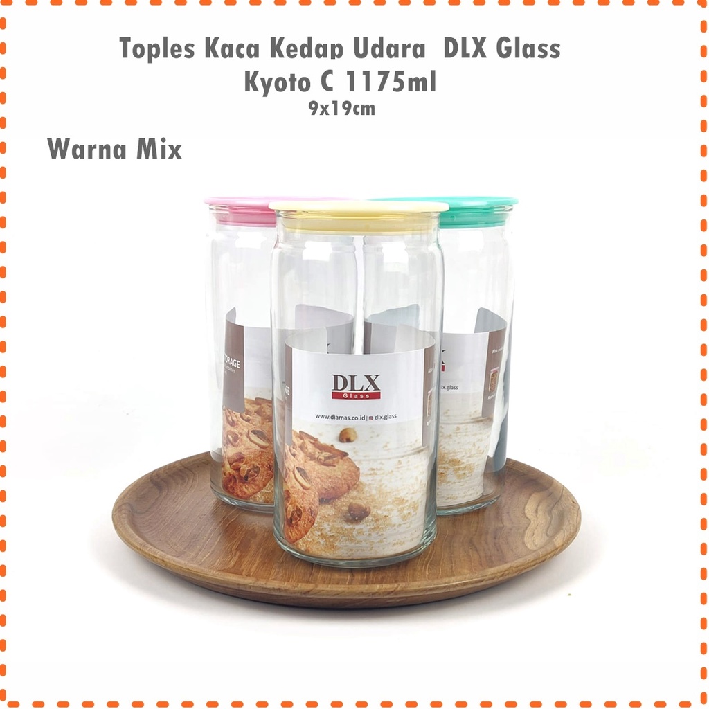 [SET 3 PCS] Toples Kaca DLX  Glass Kyoto C