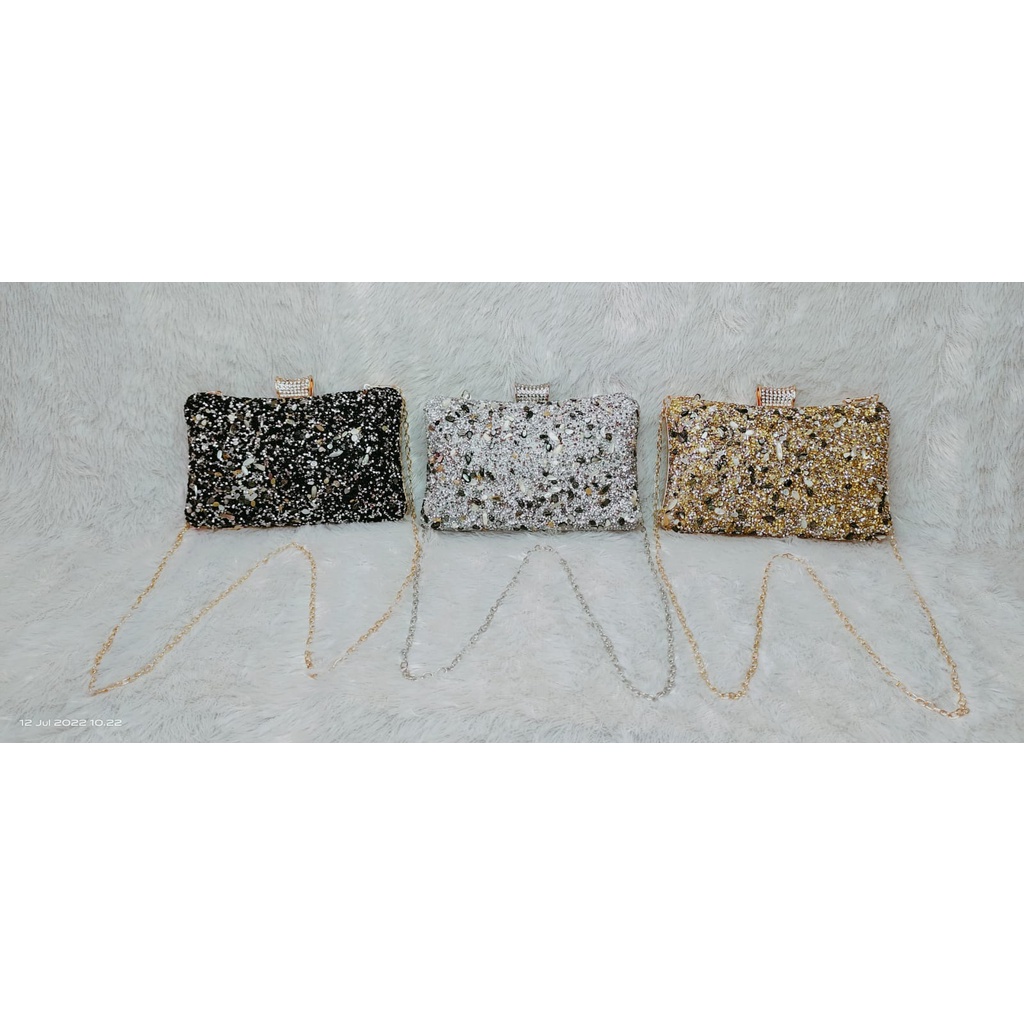 P9058 1KG MUAT 3PCS TAS CLUTCH IMPORT KONDANGAN PESTA ELEGAN ACARA FORMAL