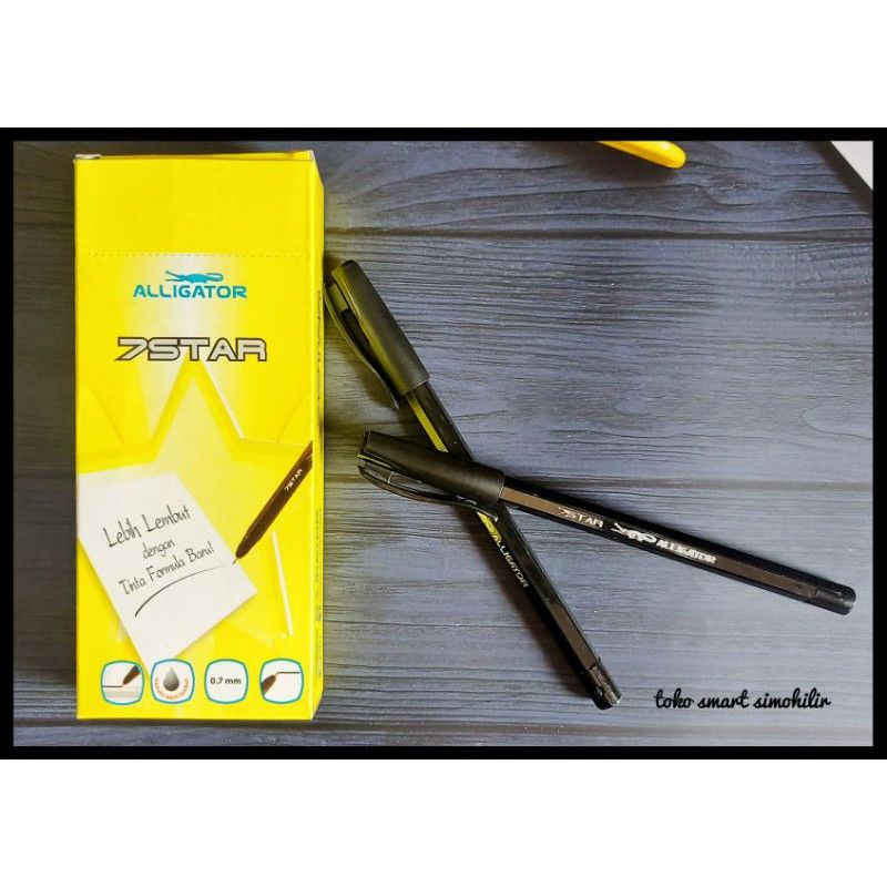 

BOLPEN ALLIGATOR D7 MURAH HITAM