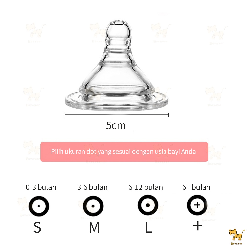 Dot bayi Bahan Silikon Anti Colic Empeng bayi Untuk Pigeon / Avent-4