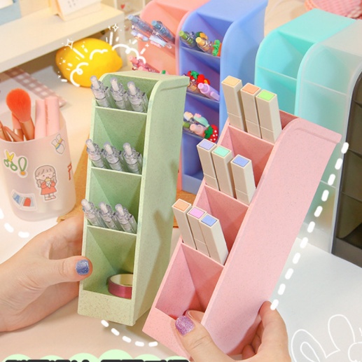 [ORGM] Perlengkapan Alat Tulis Tempat Pena 5 Slot Tempat Stationery Stand Organiser