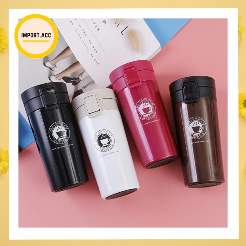 Termos Kopi Travel Mug Coffe Cup Stainless 380ml untuk Hot &amp; Cool [IMPORT]