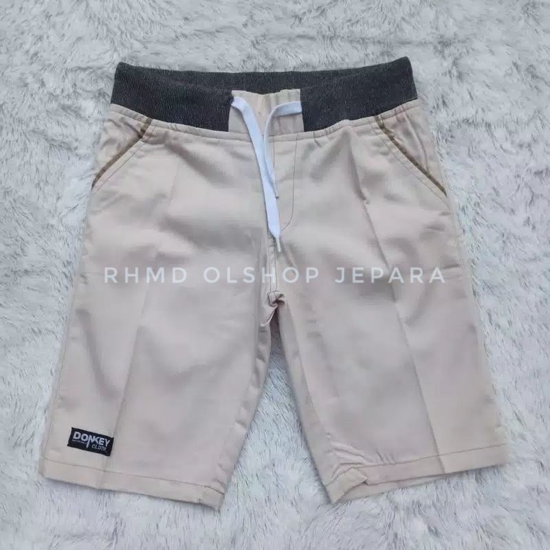 Promo Termurah Celana Pendek Pria Chinos Premium 70 dapat 5 Chino Chinos Chino Chinos karet pinggang rip kolor-4