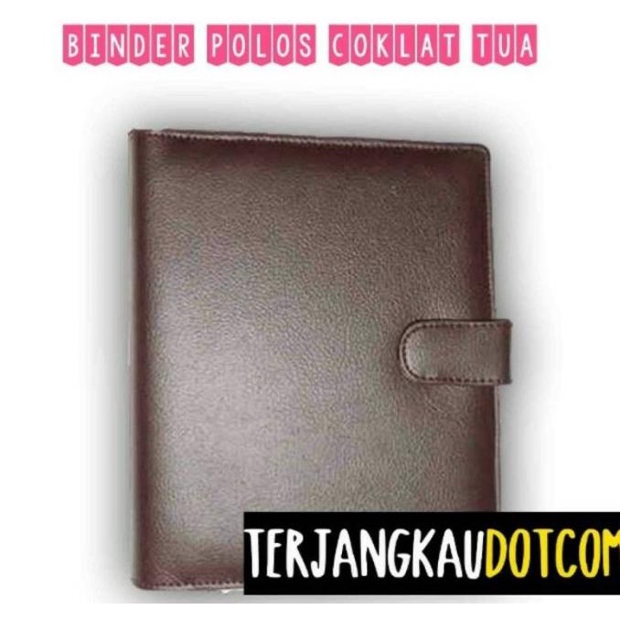 

(((COD))) BINDER POLOS KULIT COKLAT 20 RING A5 PROMOKode 2844