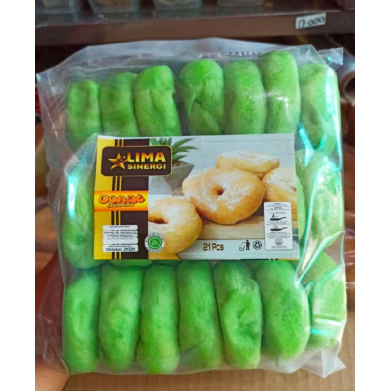 

Lima sinergi donat pandan isi 21pcs