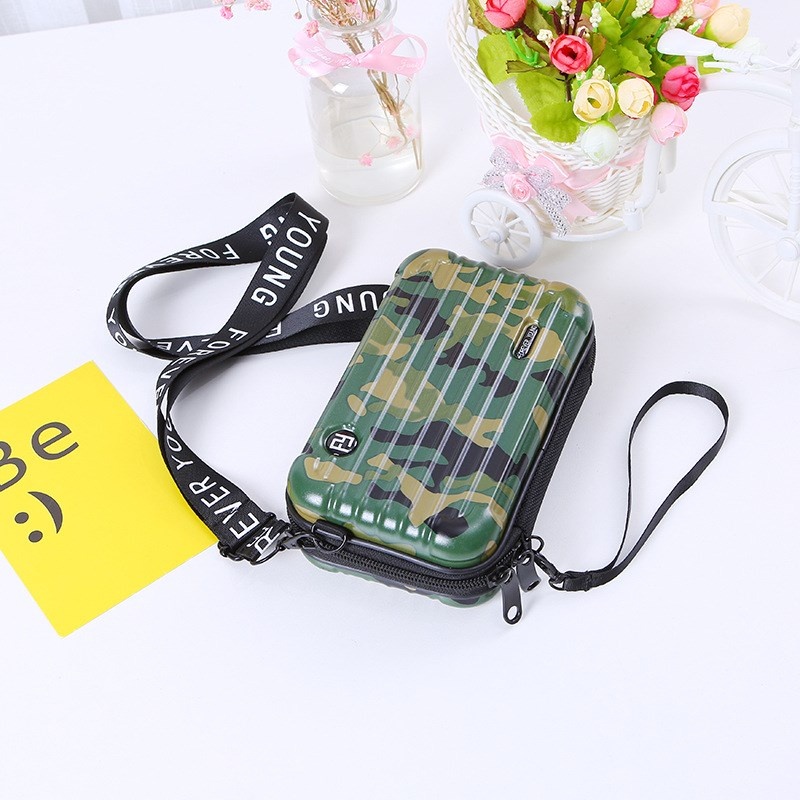 Hot Promo!!Tas Selempang Koper Mini Bermotif Tiger Terbaru Make Up Bag tas selempang wanita tas wanita kekinian tas make up tas wanita terbaru tas wanita import tas mini selempang sling bag wanita tas bahu wanita COD