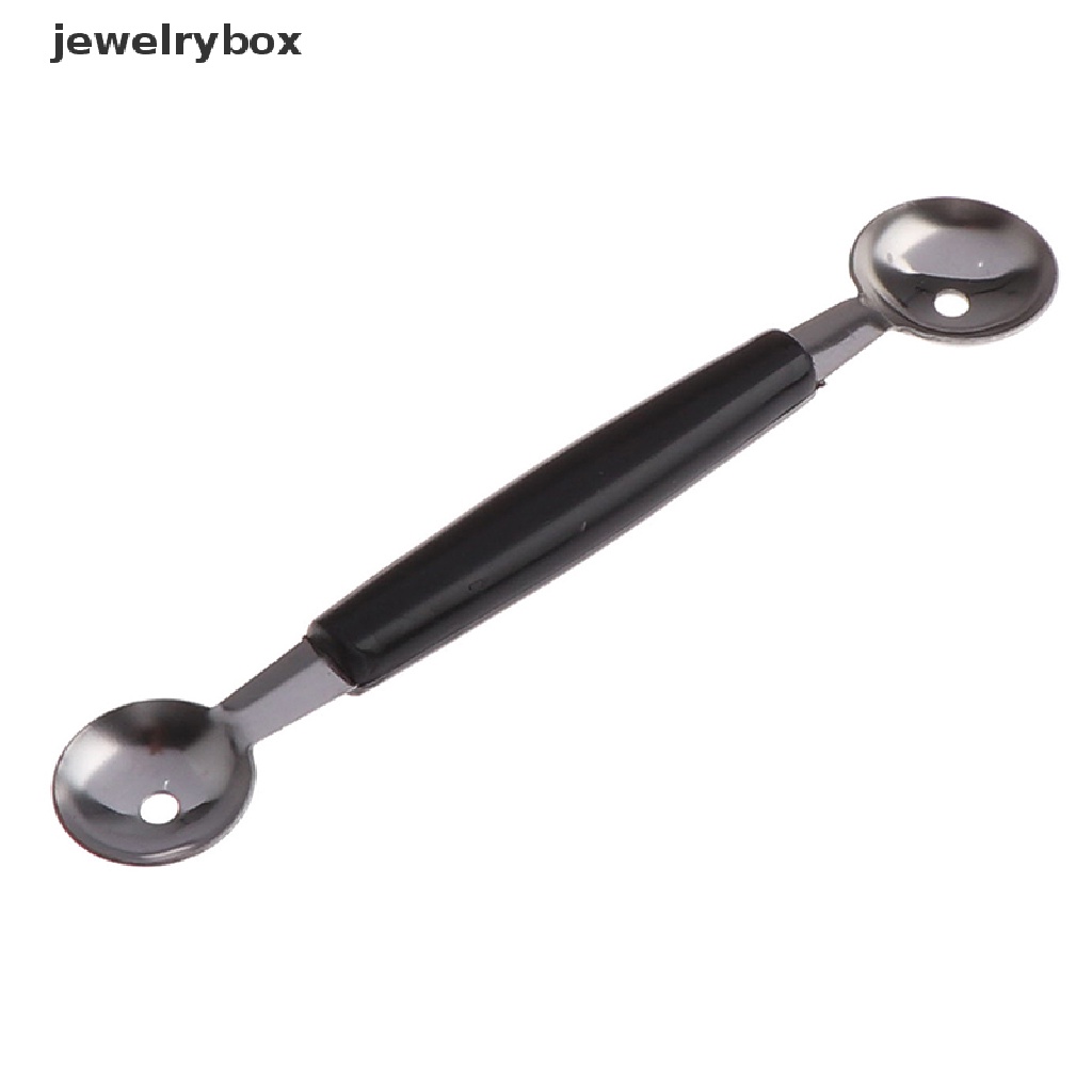 (jewelrybox) Sendok Scoop Es Krim Dua Sisi Bahan Stainless Steel Untuk Perlengkapan Dapur