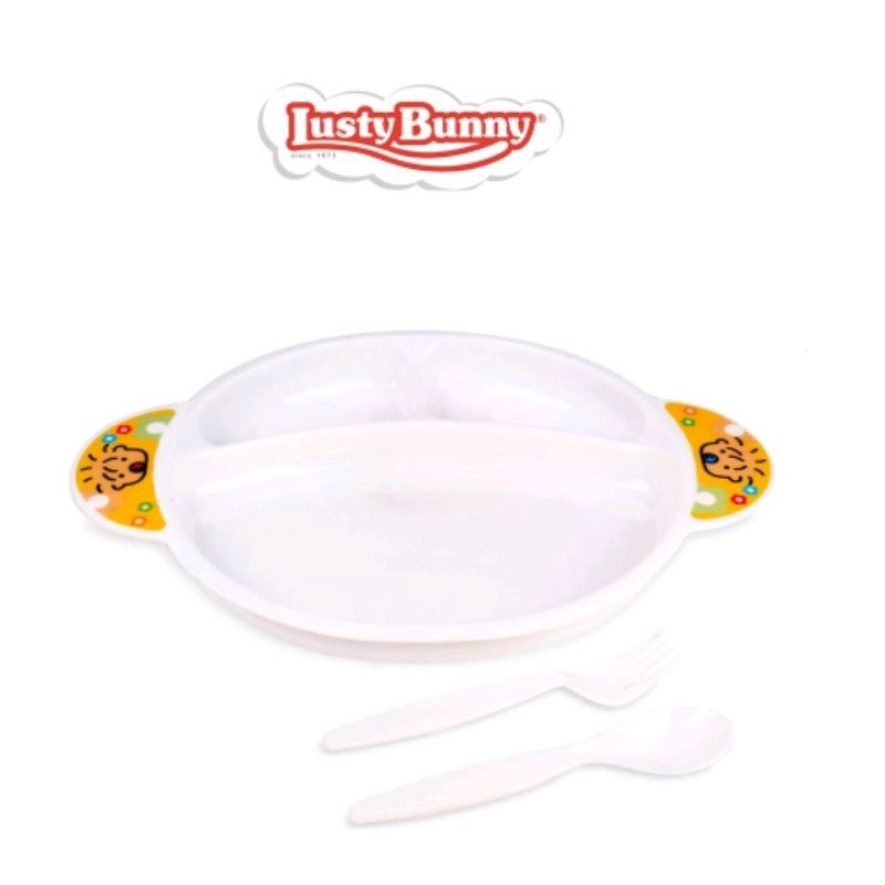 LustyBunny 3 in 1 Plate Set Alat Makan Bayi - LB1329