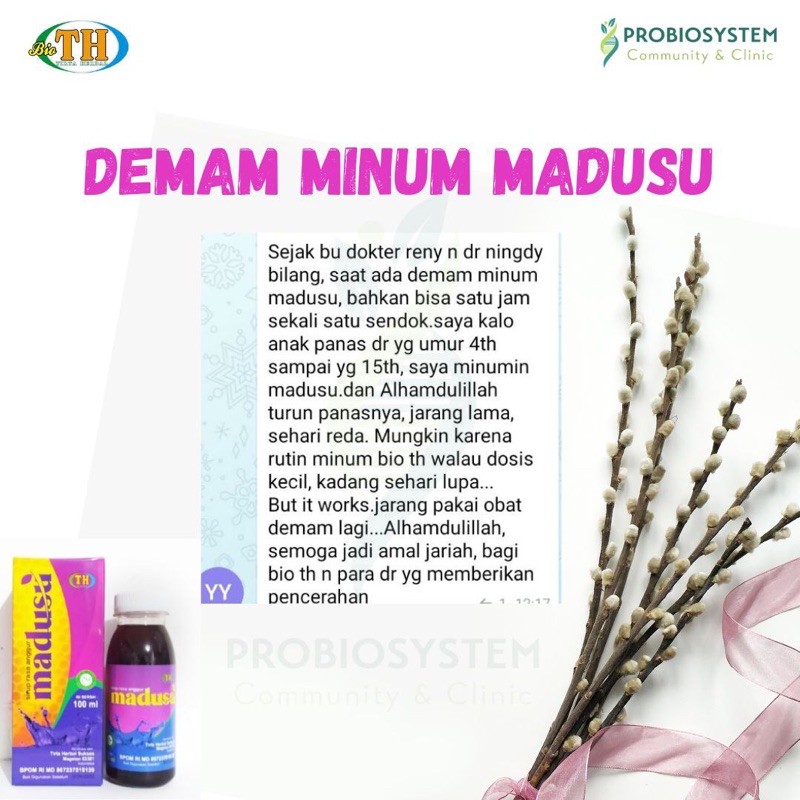 Bioth - Madusu Sachet/ Madusu 100 Ml Bpom/ Madusu 500 Ml Bpom