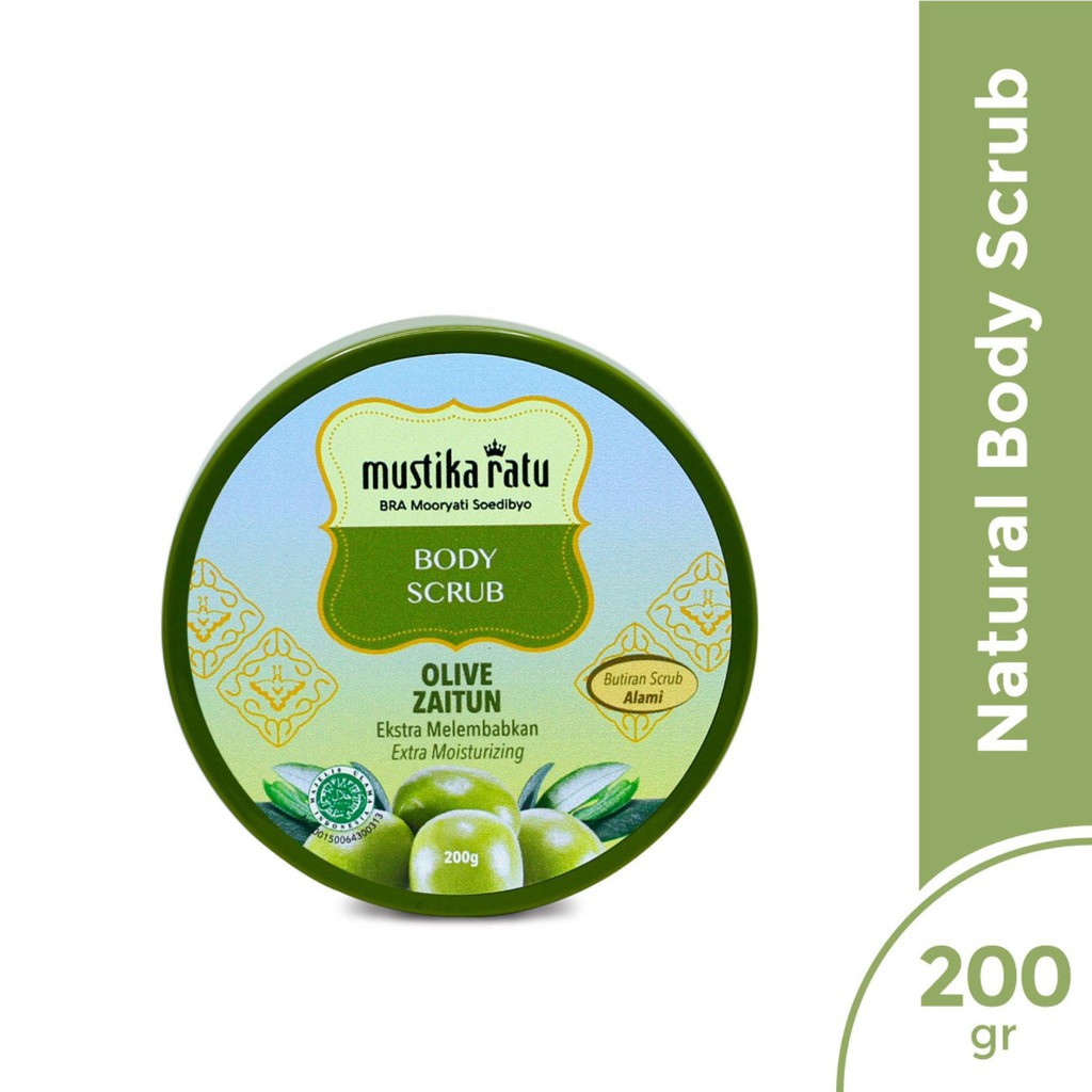 Mustika Ratu Zaitun Body Scrub 200gr