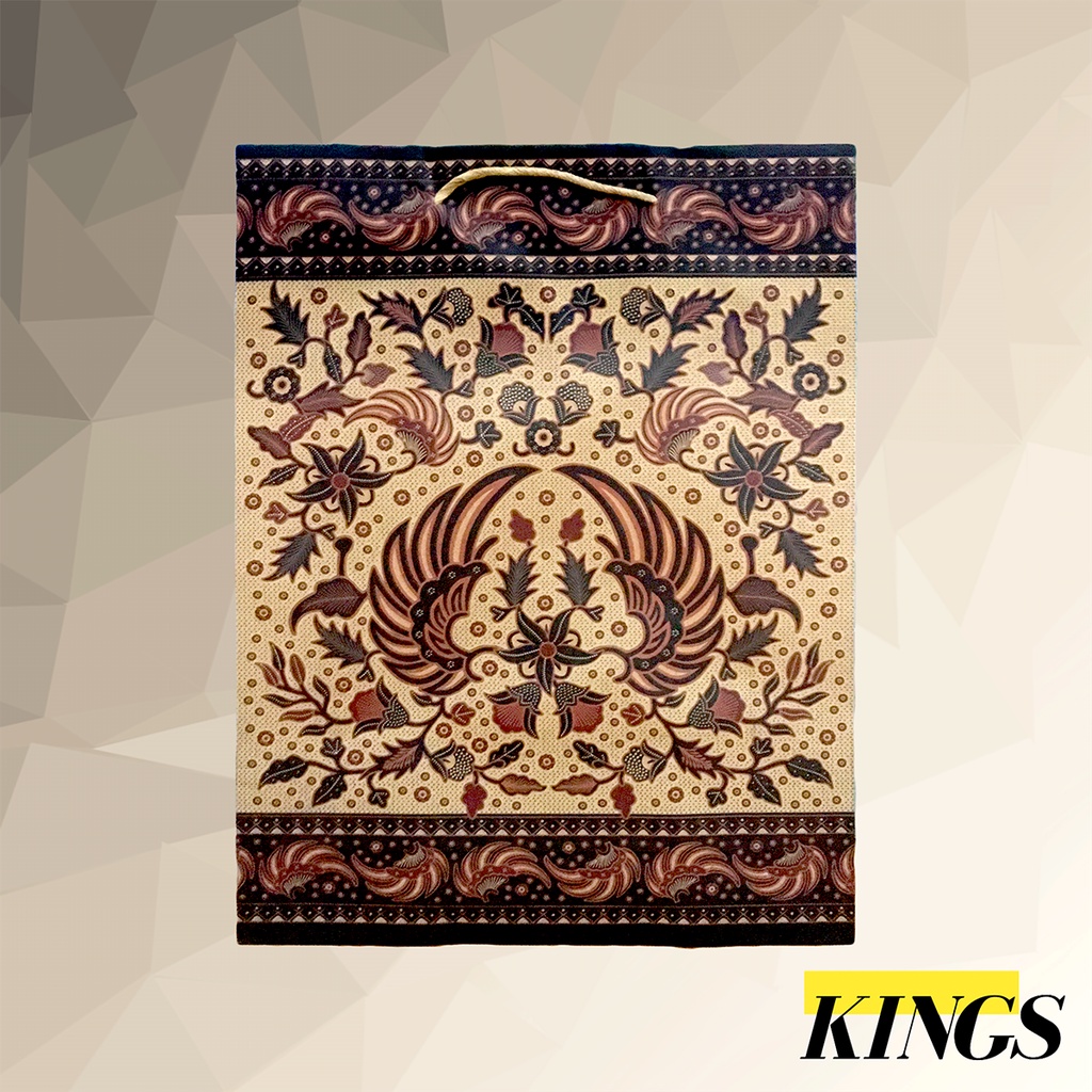 RB 10 PCS Kiky Paper Bag Kraft Batik Large