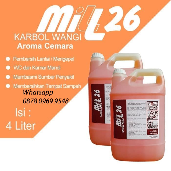 Mill 26 Karbol Wangi 4 Liter