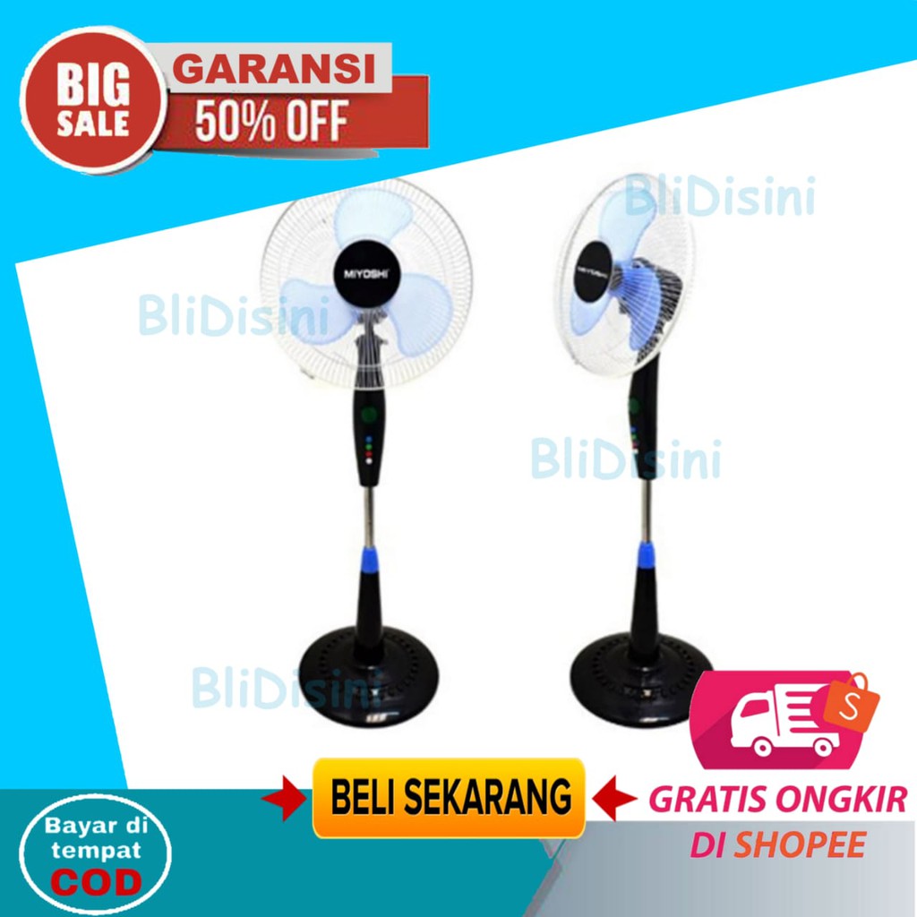 Standing Kipas Angin Stand Fan Miyoshi 1603 Stand Fan Berdiri 16 Inch