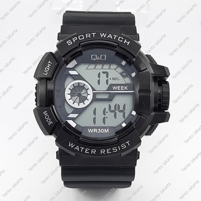 JAM TANGAN SPORT Q&amp;Q DIGITAL ANTI AIR 922 FASHION PRIA COWOK MURAH