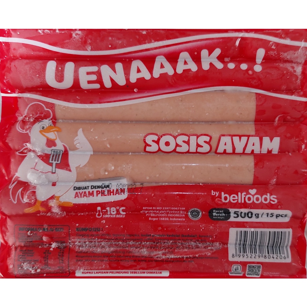 

BELFOODS SOSIS AYAM ENAK 475g