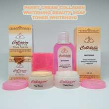 Collagen Paket Cream Collagen Asli Embos Import 100% [ Sabun, Cream Siang Malam Dan Toner ] Cream Pe