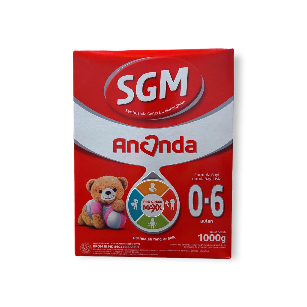 Susu SGM Ananda 0-6 Bulan 1000gr 1kg