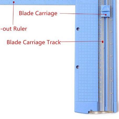 

♘ KERTAS Alat Pemotong portable Paper Trimmer trimer mungil simpel ➹